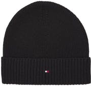 Pima Cotton Beanie - Black